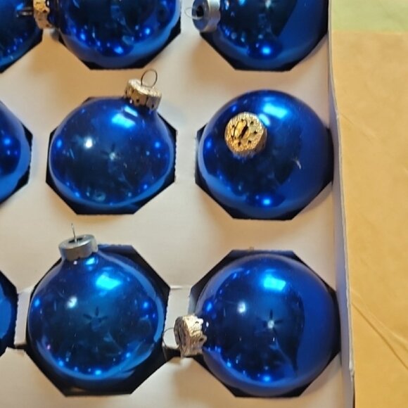 Blue and Christmas Ornaments Set - Picture 4 of 5